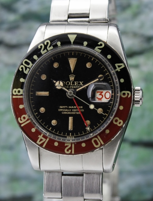 (image for) A ROLEX VINTAGE OYSTER PERPETUAL DATE / GMT-MASTER - 6542